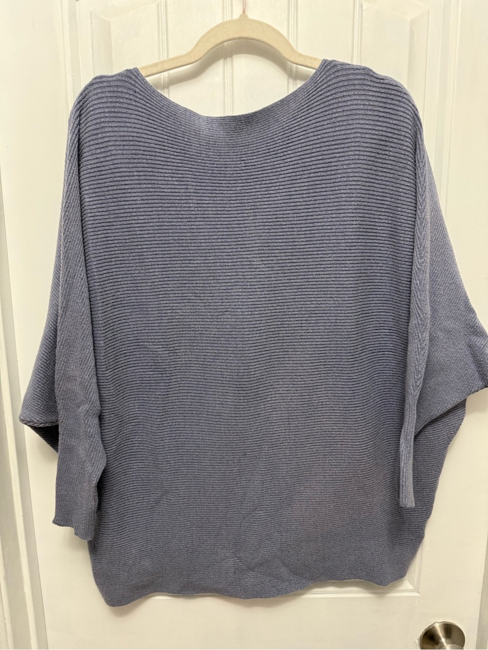 Philosophy Women Sweater Purple Batwing Dolman Sleeve Boat Neck  2X (20-9)